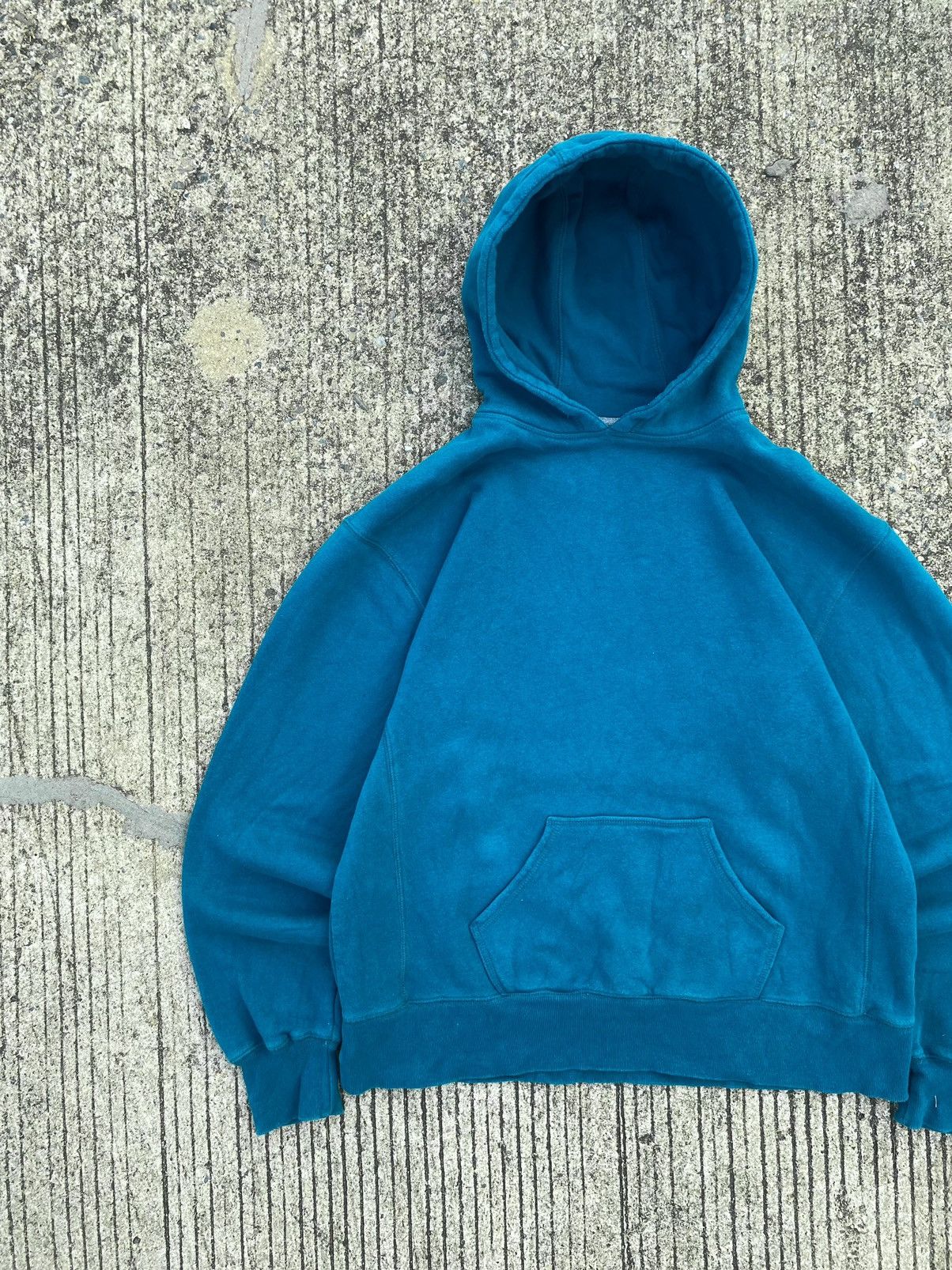 Russell Athletic Vintage Russell Athletic Hoodie (Blue Green) Size US XL / EU 56 / 4 - 4 Thumbnail