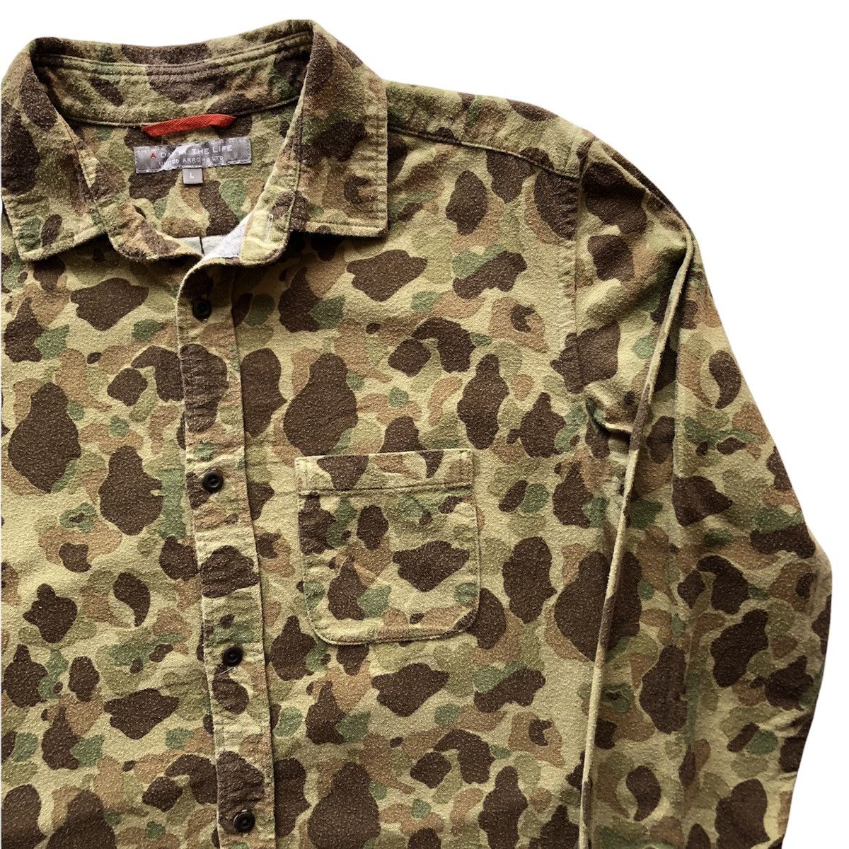 United Arrows Vintage Frogskin Camouflage Shirts by United Arrow Size US M / EU 48-50 / 2 - 3 Thumbnail
