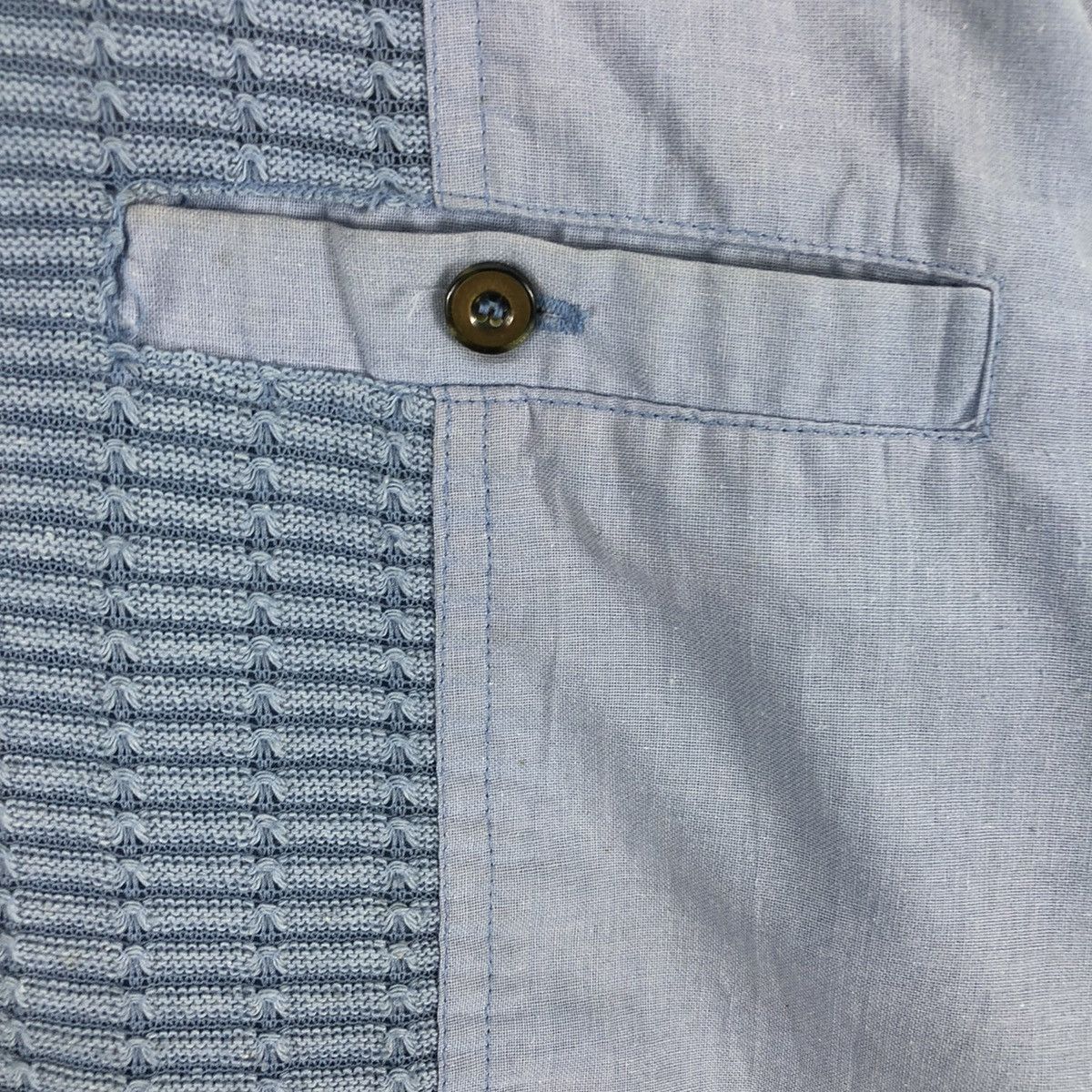 Japanese Brand Vintage 80's Polo Shirt Faded Blue by Ancieal Solory Size US M / EU 48-50 / 2 - 9 Thumbnail