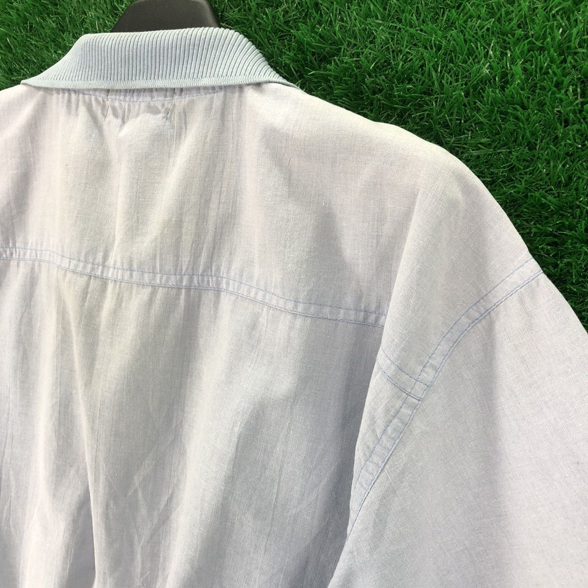 Japanese Brand Vintage 80's Polo Shirt Faded Blue by Ancieal Solory Size US M / EU 48-50 / 2 - 5 Thumbnail