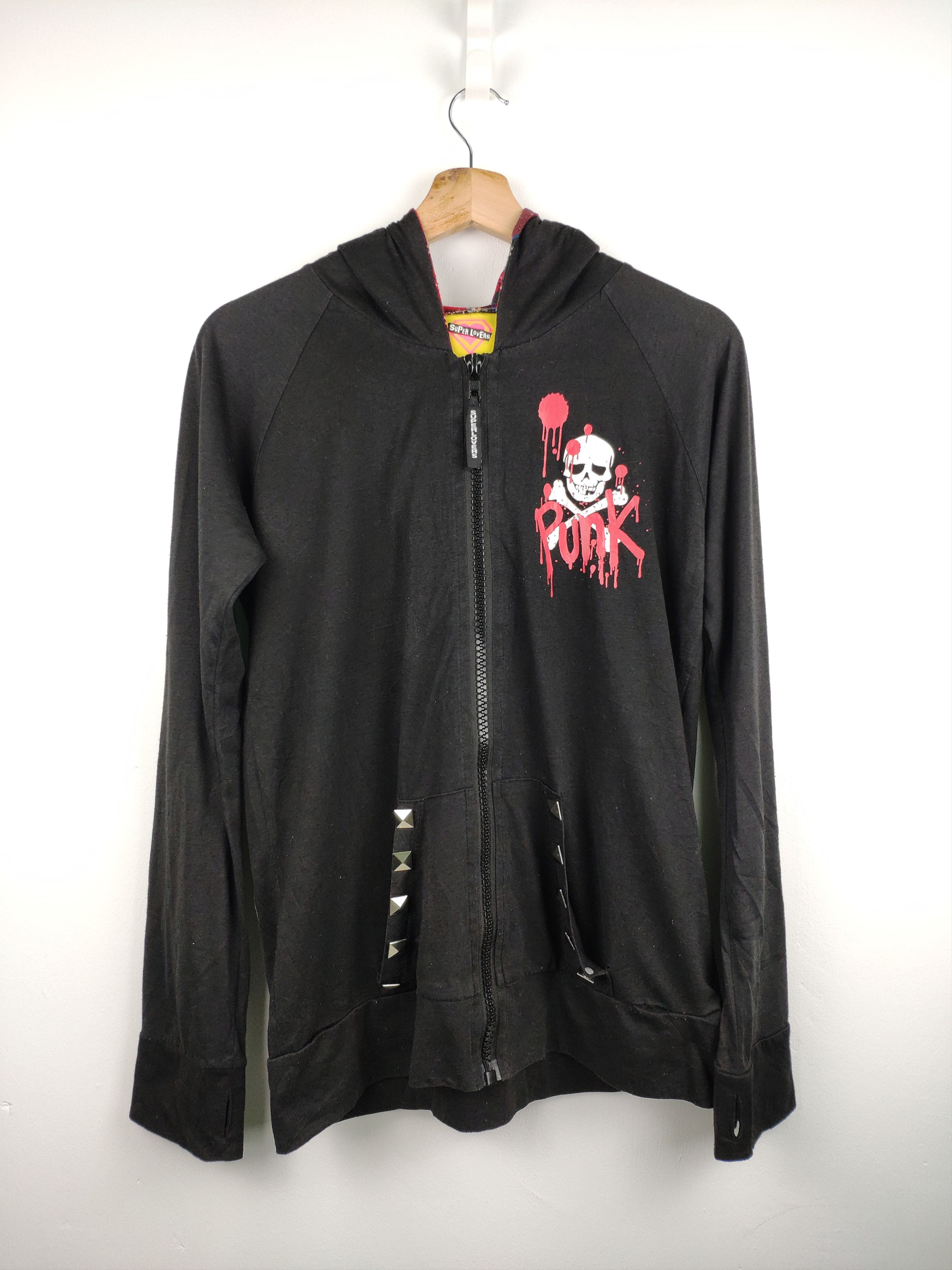 If Six Was Nine × Japanese Brand × Seditionaries Vintage Super Lover Punk Hoodie Jacket Harajukuheat Fashion Size US S / EU 44-46 / 1 - 1 Thumbnail