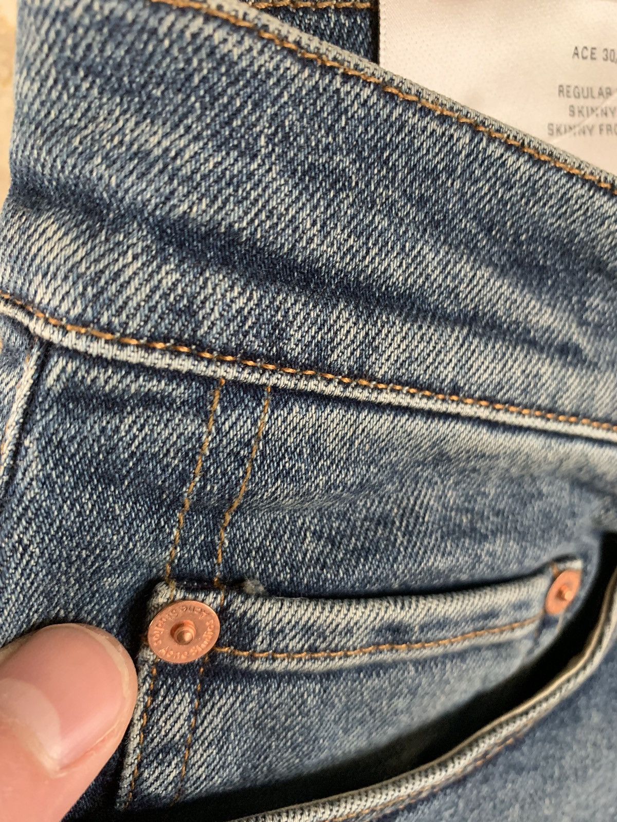 Acne Studios 30 x 32 Ace Denim in STR Vintage Size US 30 / EU 46 - 8 Thumbnail