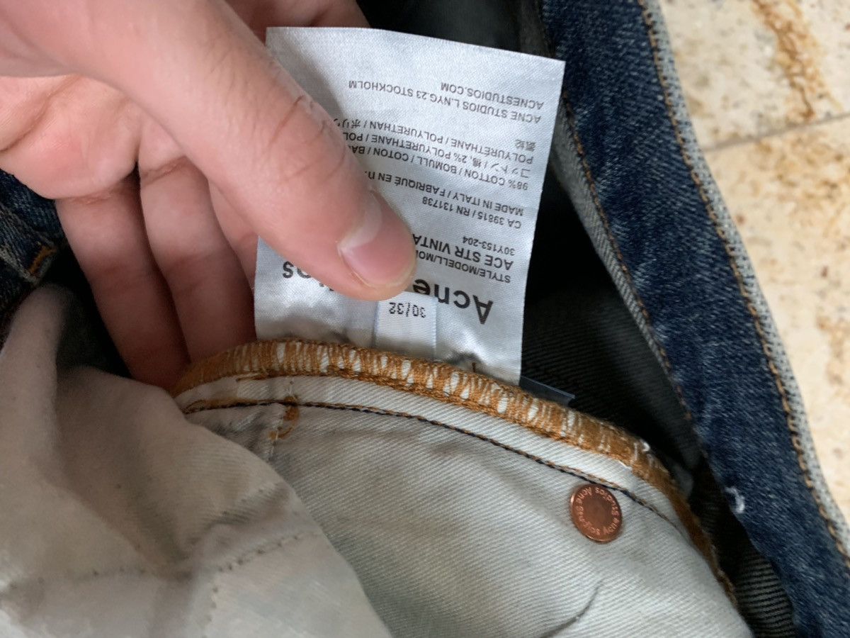 Acne Studios 30 x 32 Ace Denim in STR Vintage Size US 30 / EU 46 - 12 Thumbnail