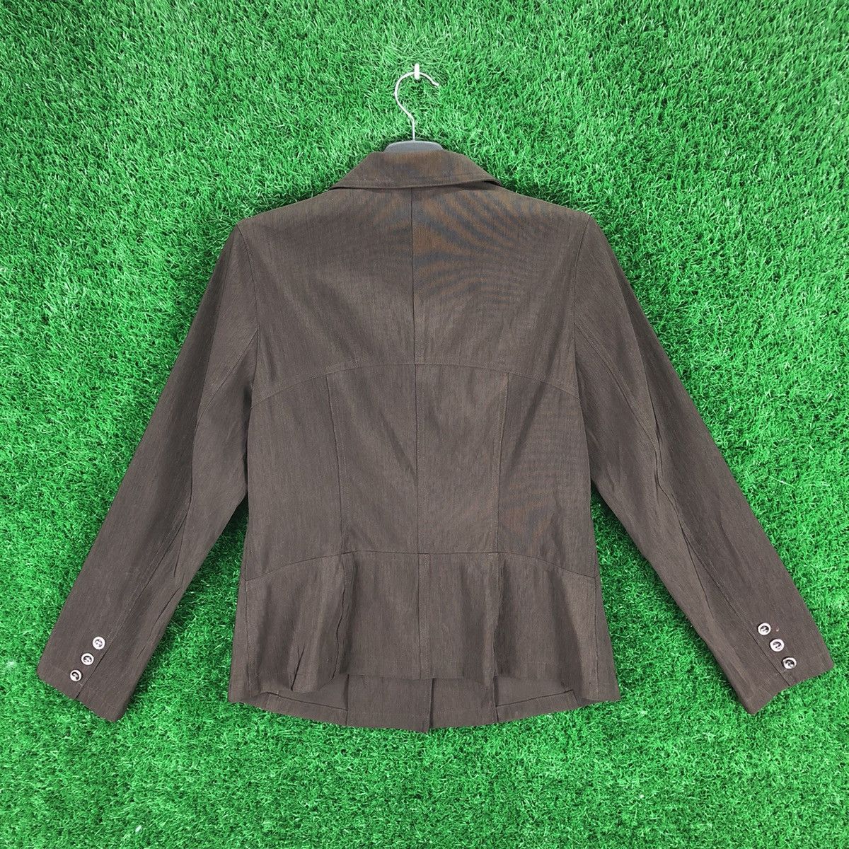 Japanese Brand Vintage 80's Monegal Women Jacket Transparent Fabric Size XS / US 0-2 / IT 36-38 - 4 Thumbnail