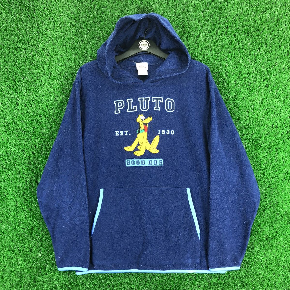 Disney Disney Pluto Embroidered Fleece Sweater Hoodie Size US M / EU 48-50 / 2 - 1 Thumbnail