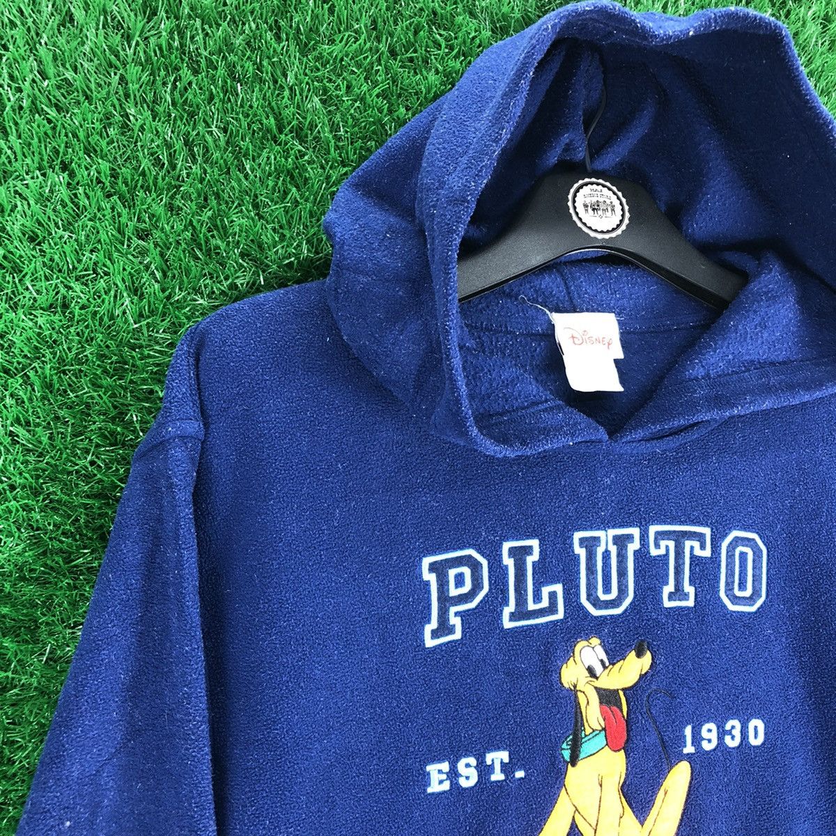 Disney Disney Pluto Embroidered Fleece Sweater Hoodie Size US M / EU 48-50 / 2 - 2 Thumbnail