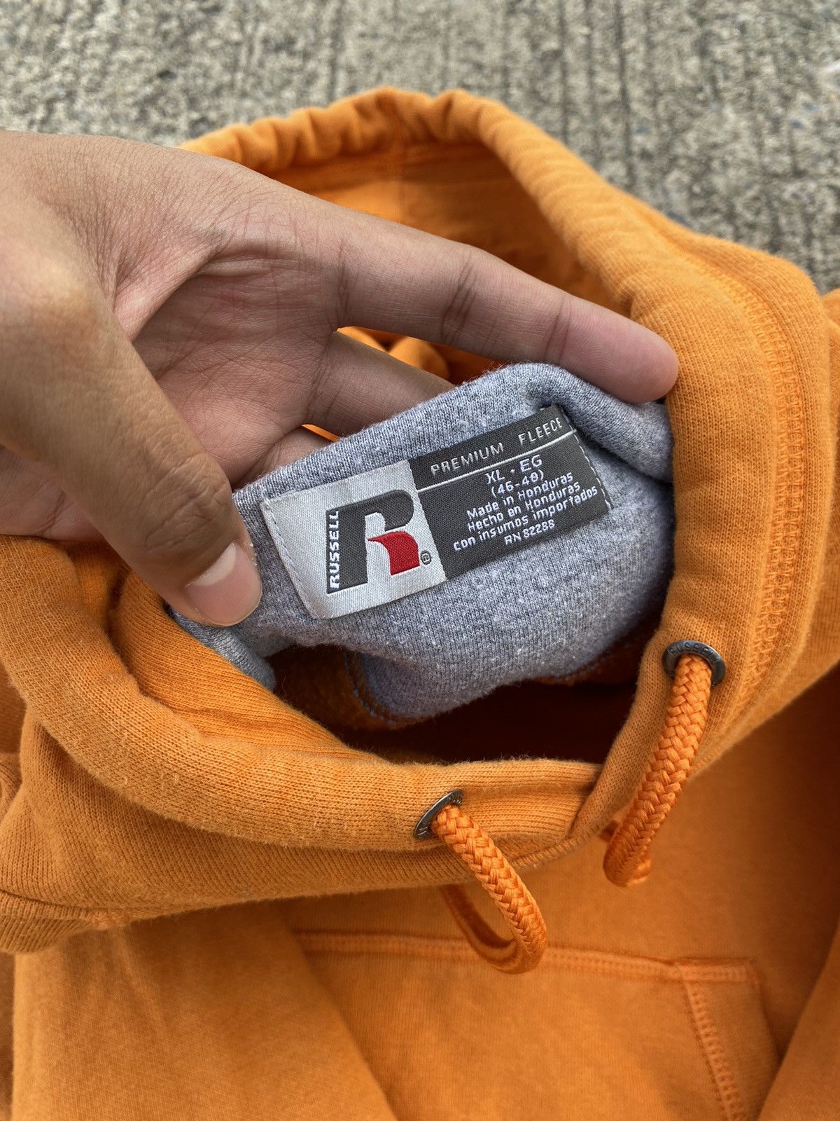 Russell Athletic Vintage Russell Athletic Hoodie Orange Size US XL / EU 56 / 4 - 8 Thumbnail