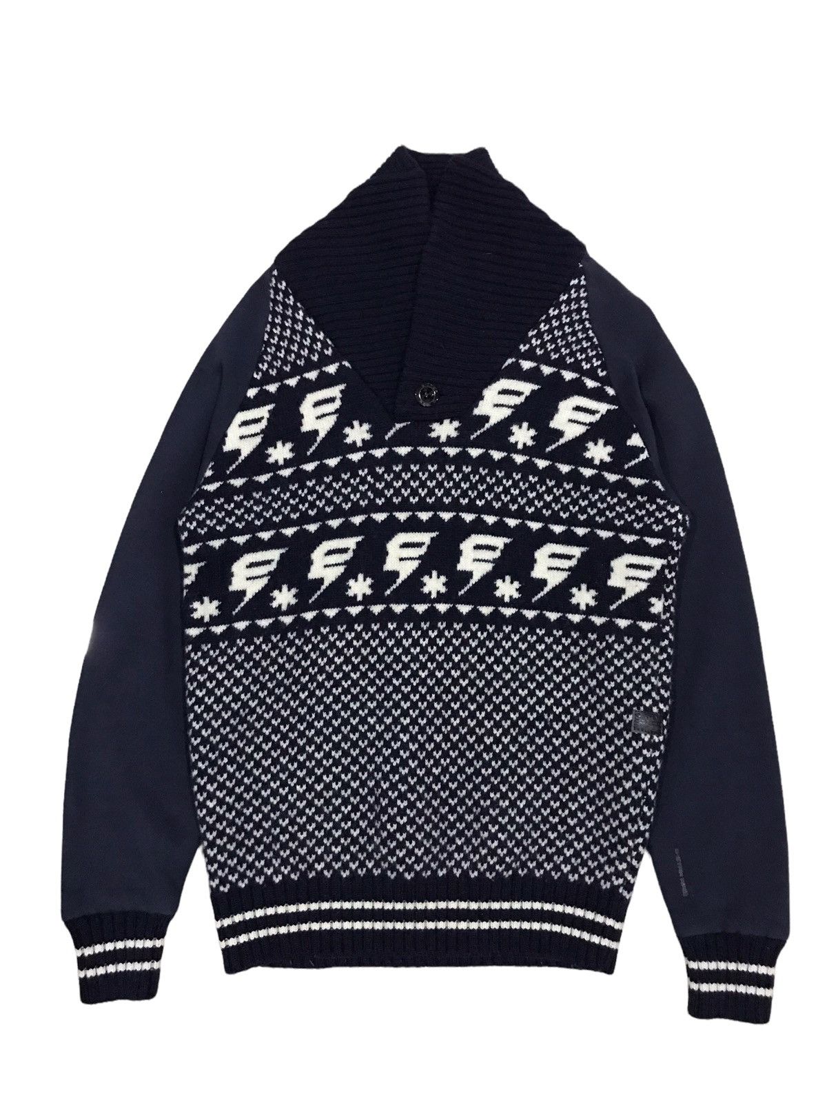 G-Star G-STAR RAW Dalmar Shawl Knit Soft Lambswool Yarns Size US S / EU 44-46 / 1 - 1 Thumbnail