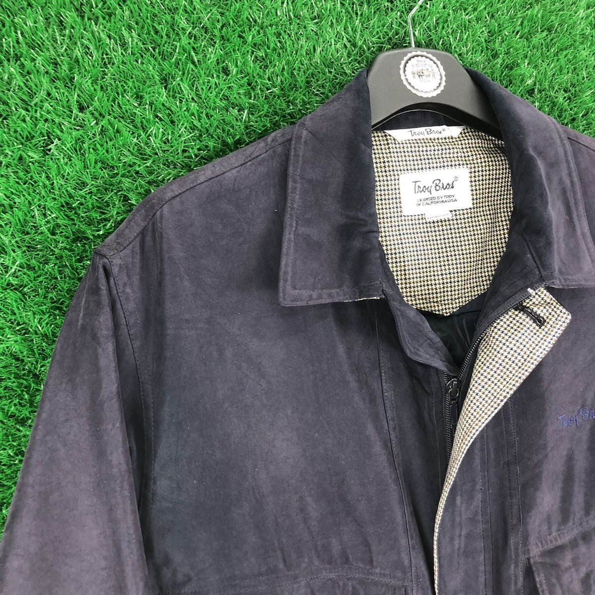 Japanese Brand Vintage 80's Jacket Zip up by Troy Bros Size US L / EU 52-54 / 3 - 2 Thumbnail