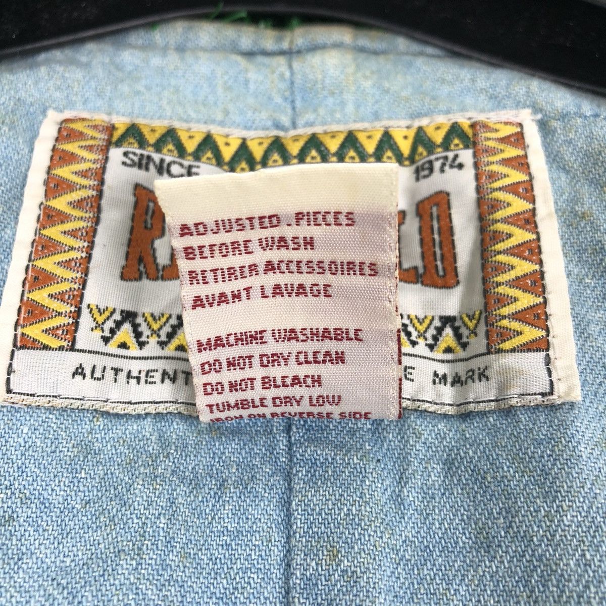 Cowboy Equipment Vintage 90's Vest Denim Leather Western Style By Rivergold Size US M / EU 48-50 / 2 - 18 Thumbnail