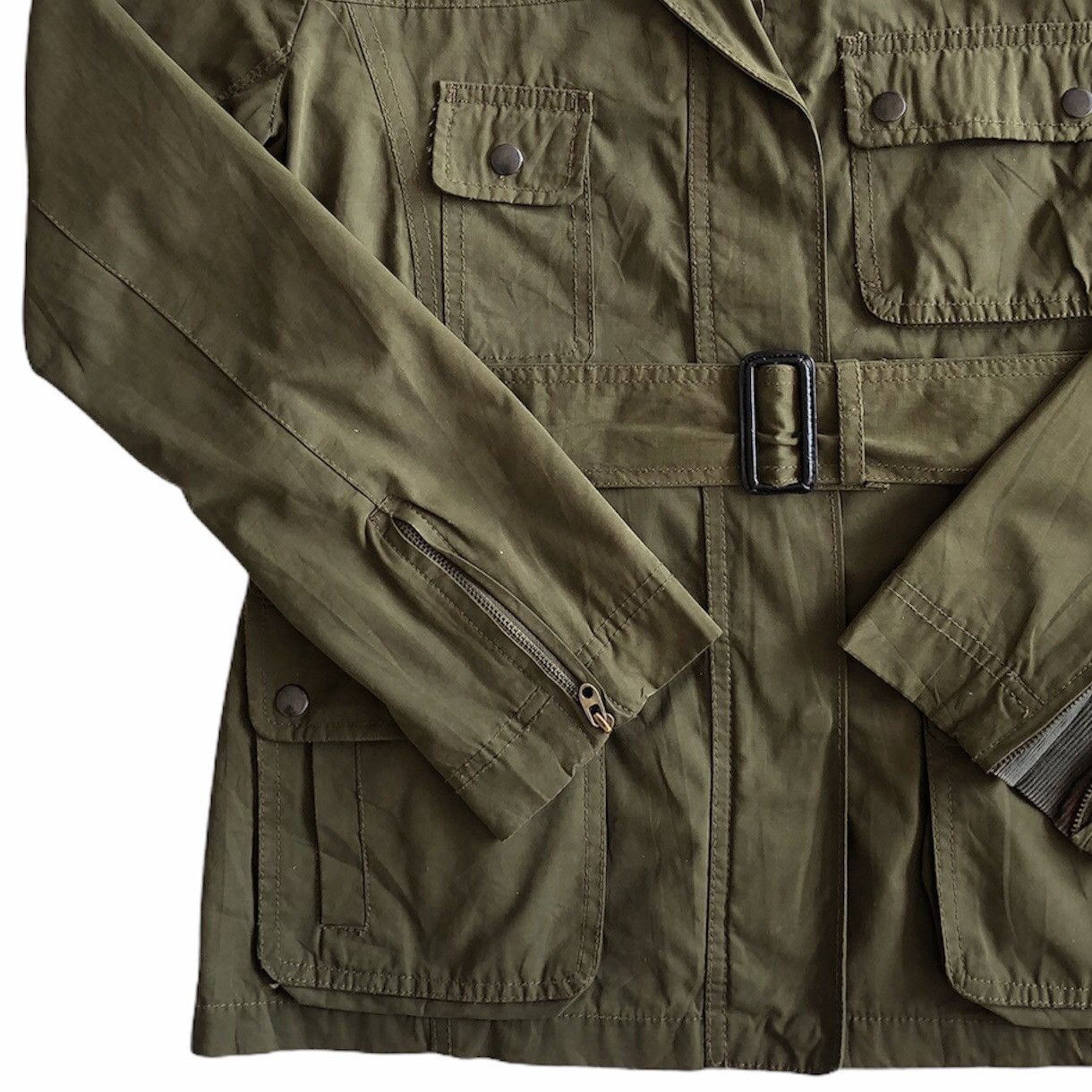 Gap Vintage GAP Military Style Zipper Jacket Size US S / EU 44-46 / 1 - 5 Thumbnail