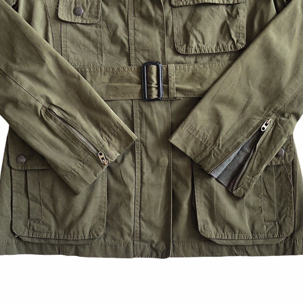 Gap Vintage GAP Military Style Zipper Jacket Size US S / EU 44-46 / 1 - 3 Thumbnail
