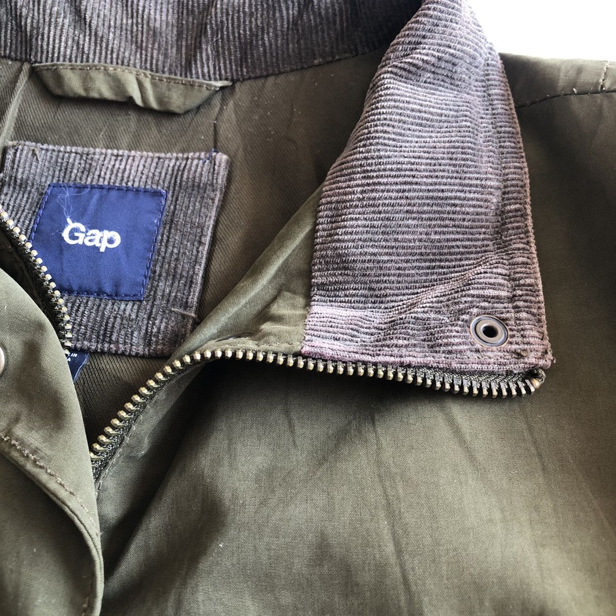 Gap Vintage GAP Military Style Zipper Jacket Size US S / EU 44-46 / 1 - 10 Thumbnail