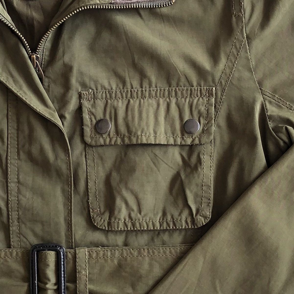 Gap Vintage GAP Military Style Zipper Jacket Size US S / EU 44-46 / 1 - 12 Thumbnail