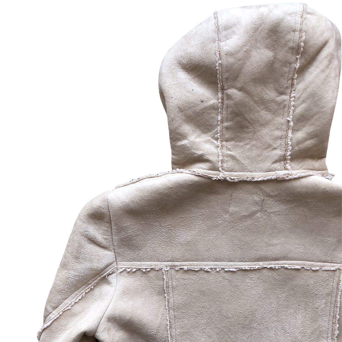 Moleskine Vintage 90's Moleskin Sherpa Jacket Hoodie by Sky Bomber Size US S / EU 44-46 / 1 - 6 Thumbnail