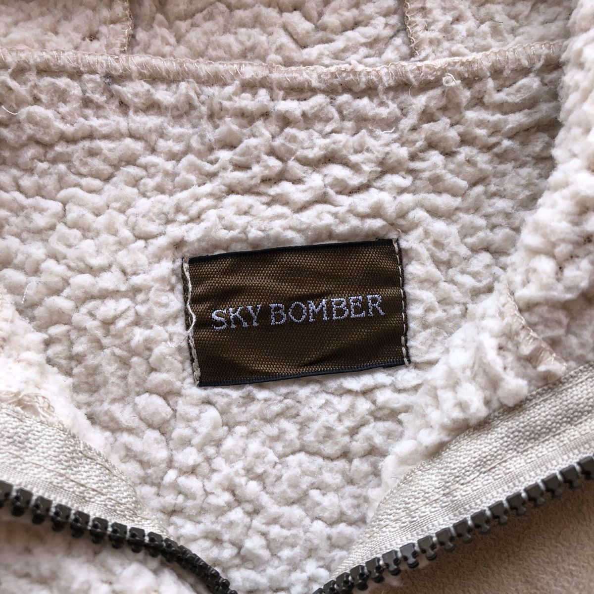Moleskine Vintage 90's Moleskin Sherpa Jacket Hoodie by Sky Bomber Size US S / EU 44-46 / 1 - 16 Thumbnail