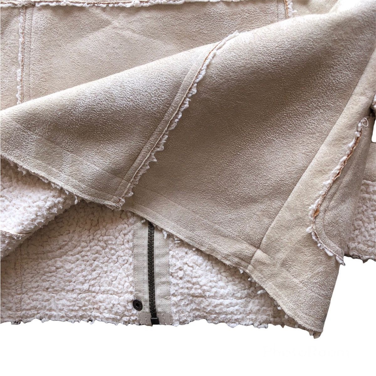 Moleskine Vintage 90's Moleskin Sherpa Jacket Hoodie by Sky Bomber Size US S / EU 44-46 / 1 - 11 Thumbnail