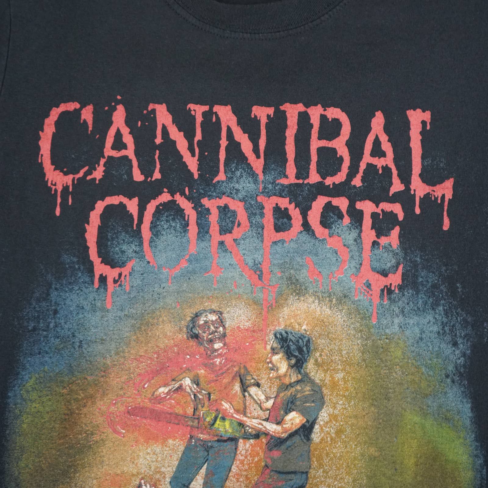 Band Tees × Vintage vintage Cannibal Corpse t shirt early 2000s Size US XS / EU 42 / 0 - 2 Thumbnail