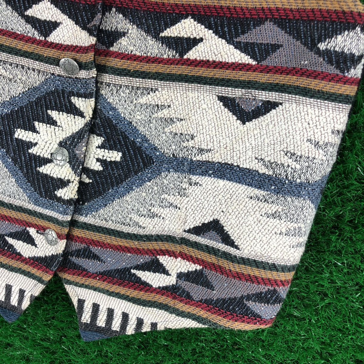 Native Vintage 70's Chimayo Vest Navajo Native by Ropen Size US XXS / EU 40 - 3 Thumbnail