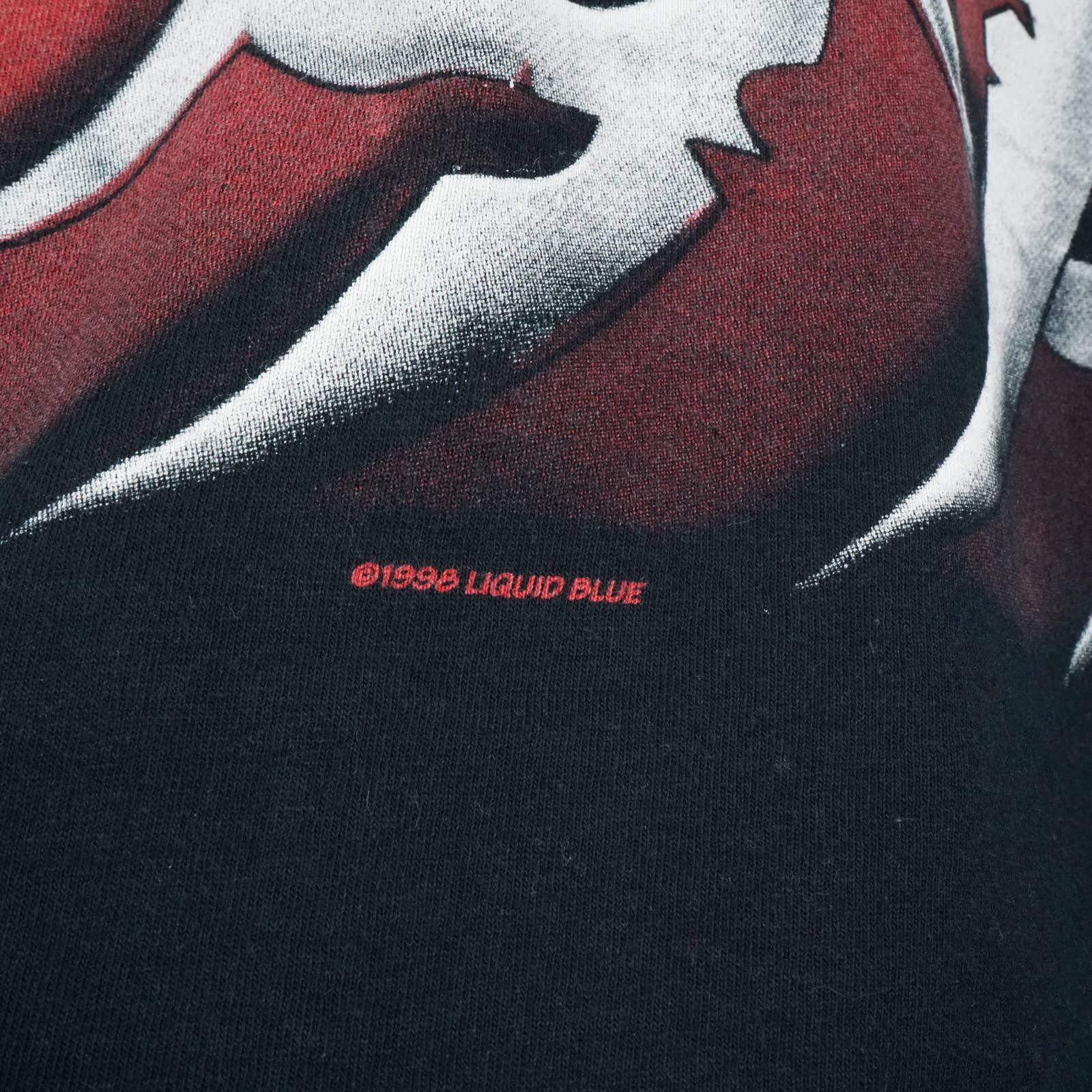 Liquid Blue × Vintage 1998 Liquid Blue Skull t-shirt Size US XXL / EU 58 / 5 - 3 Thumbnail