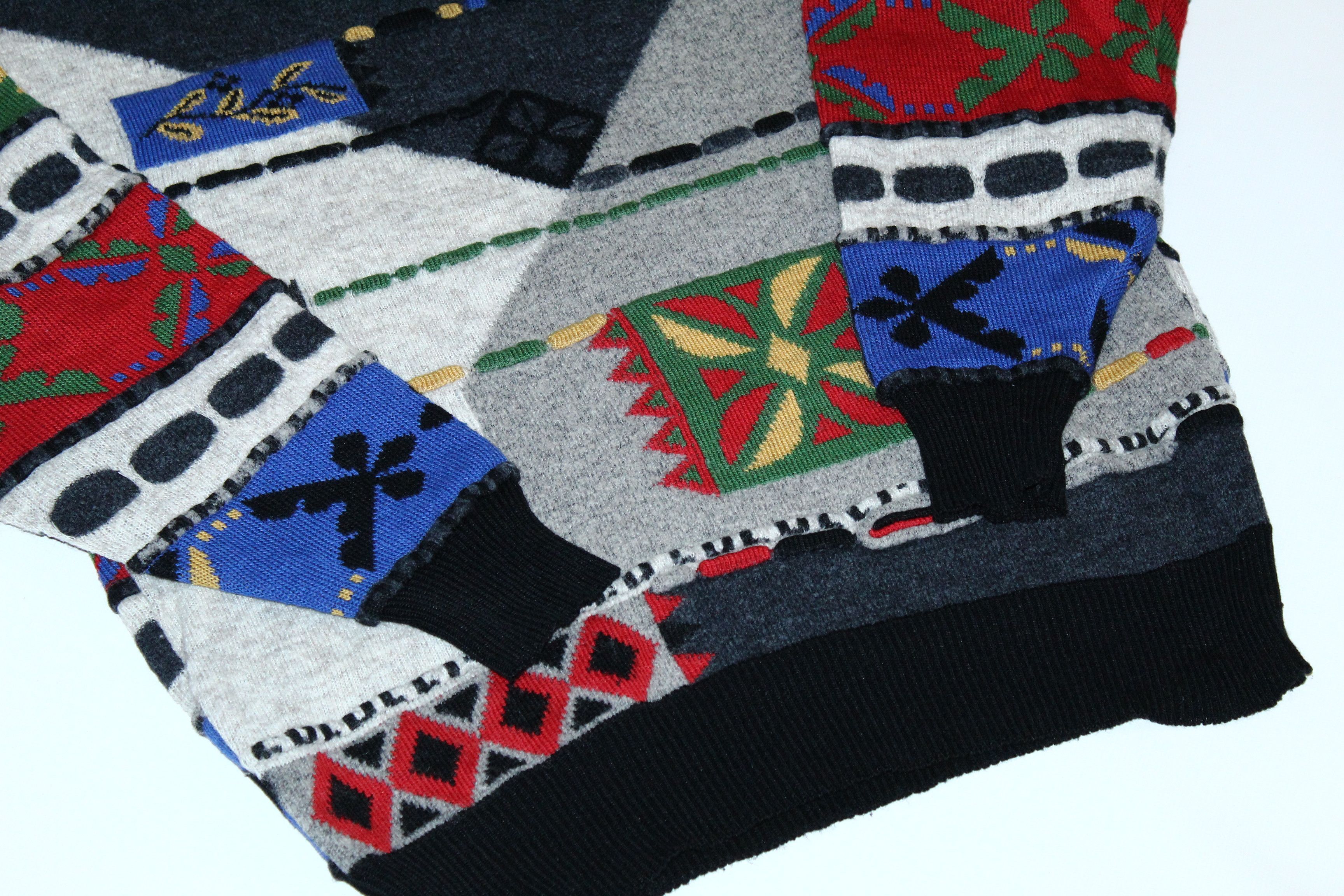 Carlo Colucci 🔥 VTG Carlo Colucci Wool Mix Knit Cosby Sweater Size US M / EU 48-50 / 2 - 6 Thumbnail