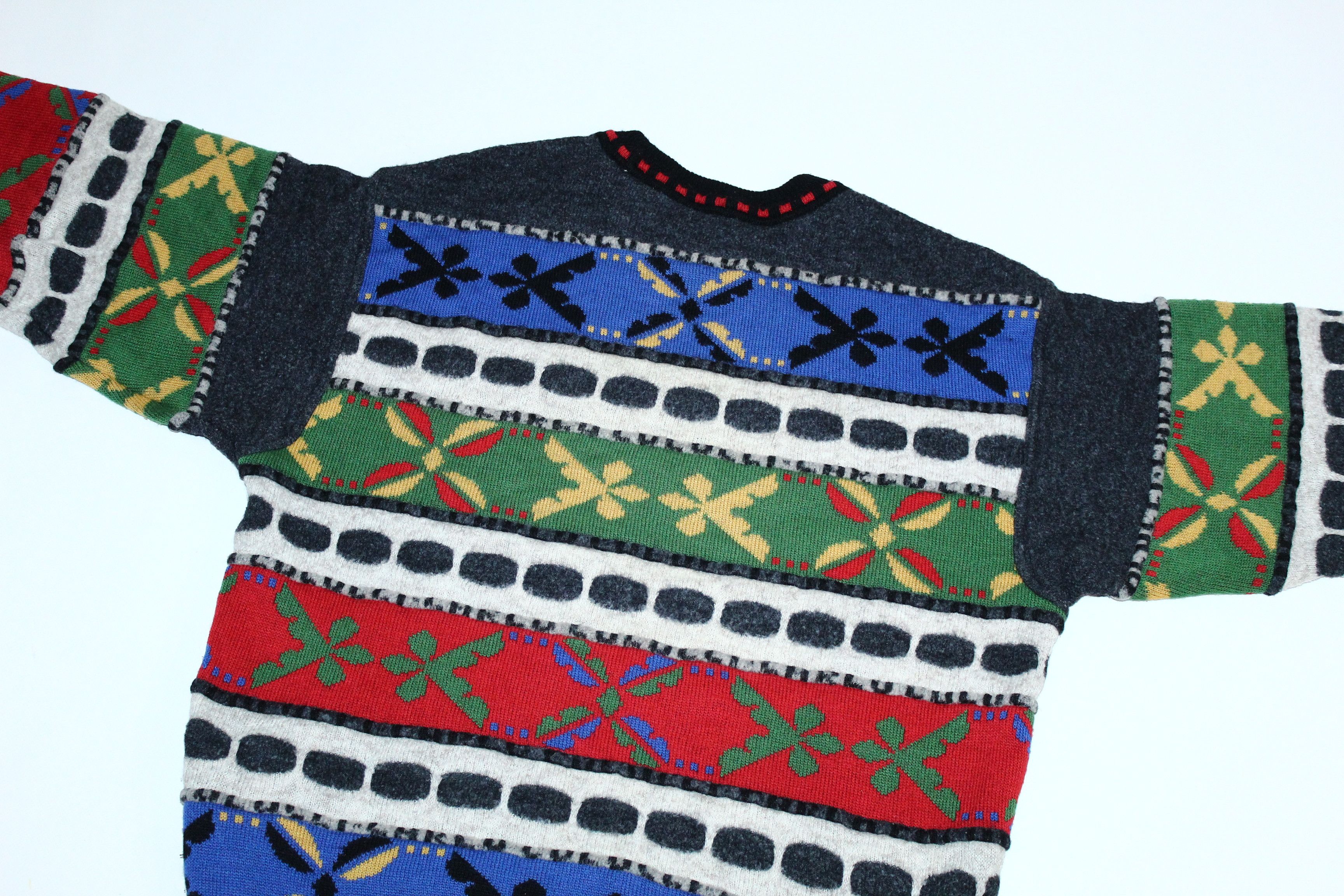 Carlo Colucci 🔥 VTG Carlo Colucci Wool Mix Knit Cosby Sweater Size US M / EU 48-50 / 2 - 8 Thumbnail