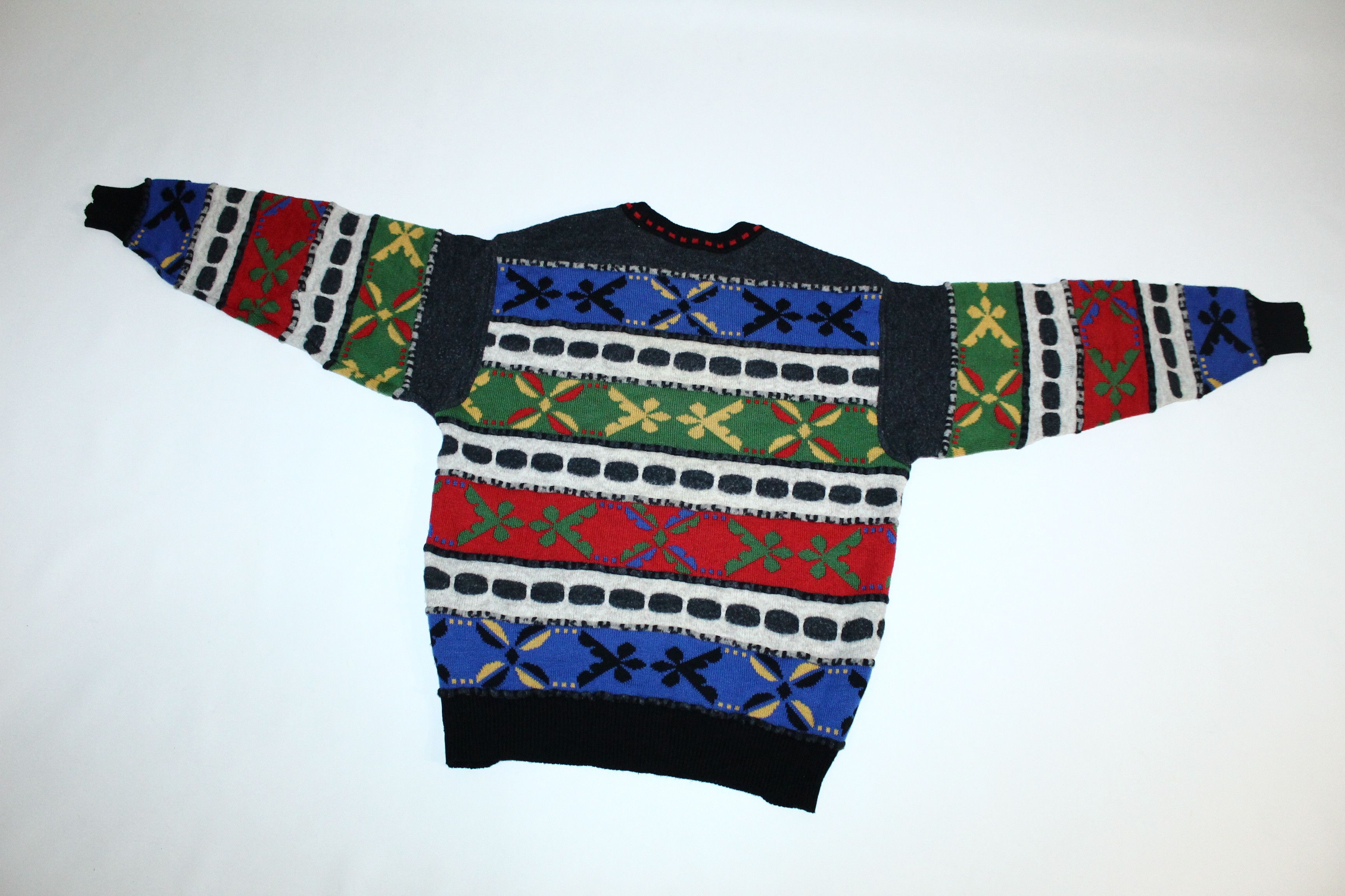 Carlo Colucci 🔥 VTG Carlo Colucci Wool Mix Knit Cosby Sweater Size US M / EU 48-50 / 2 - 9 Thumbnail