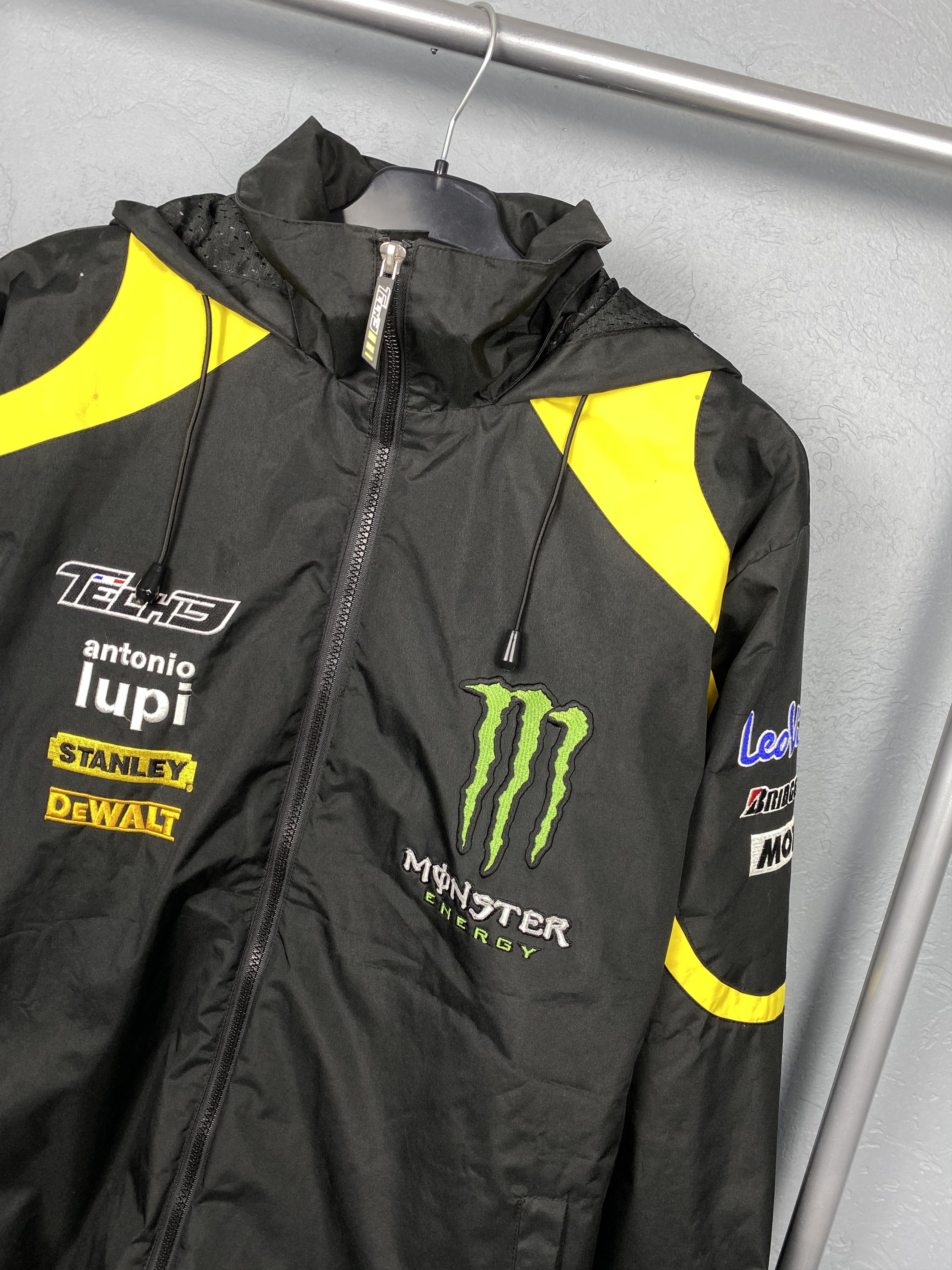 Vintage Tech3 Monster Racing Team Vintage Mens Jacket Y2K Size US M / EU 48-50 / 2 - 2 Thumbnail