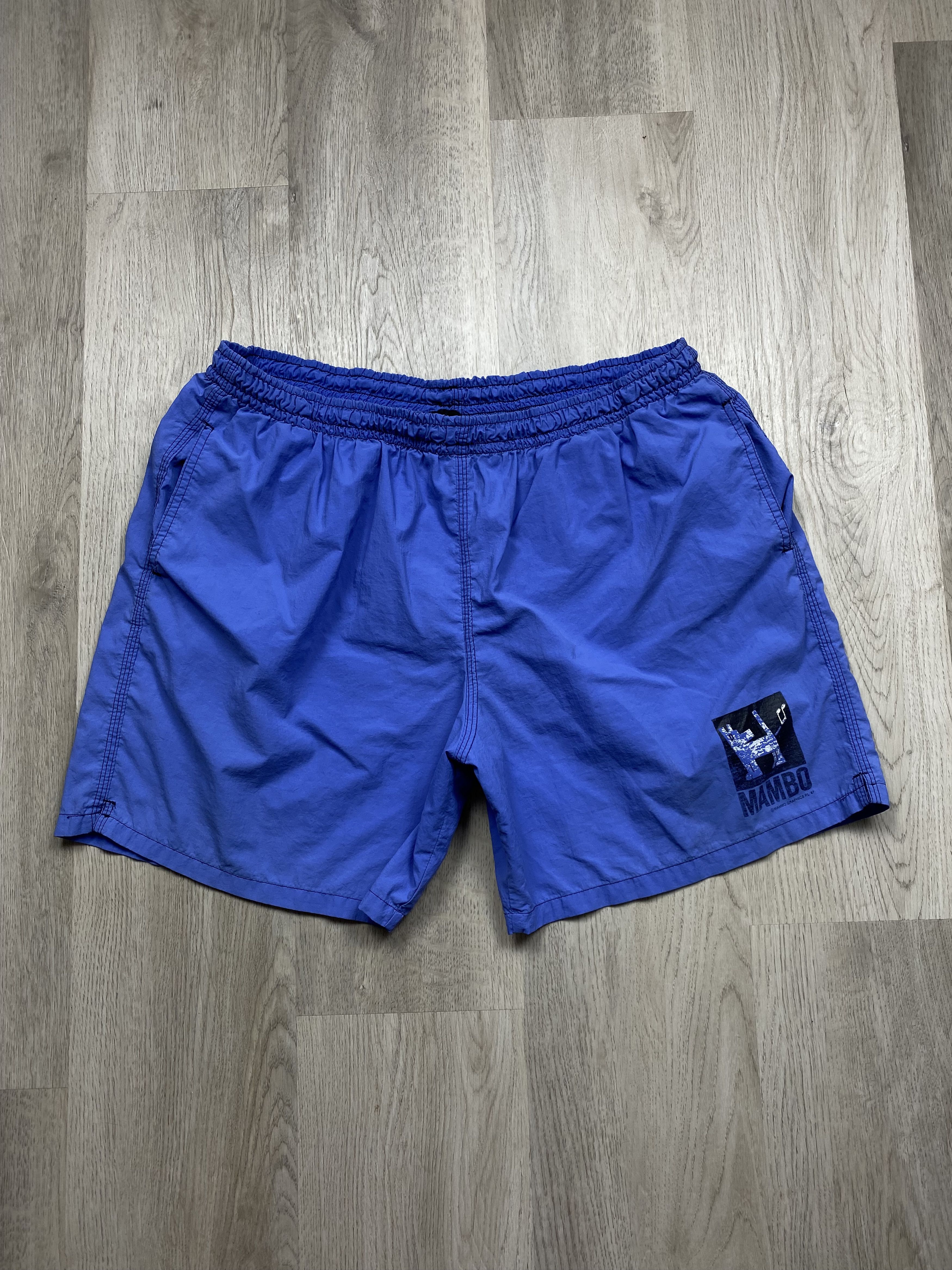 Mambo Mambo Vintage Mens Nylon Shorts Size US 36 / EU 52 - 1 Thumbnail