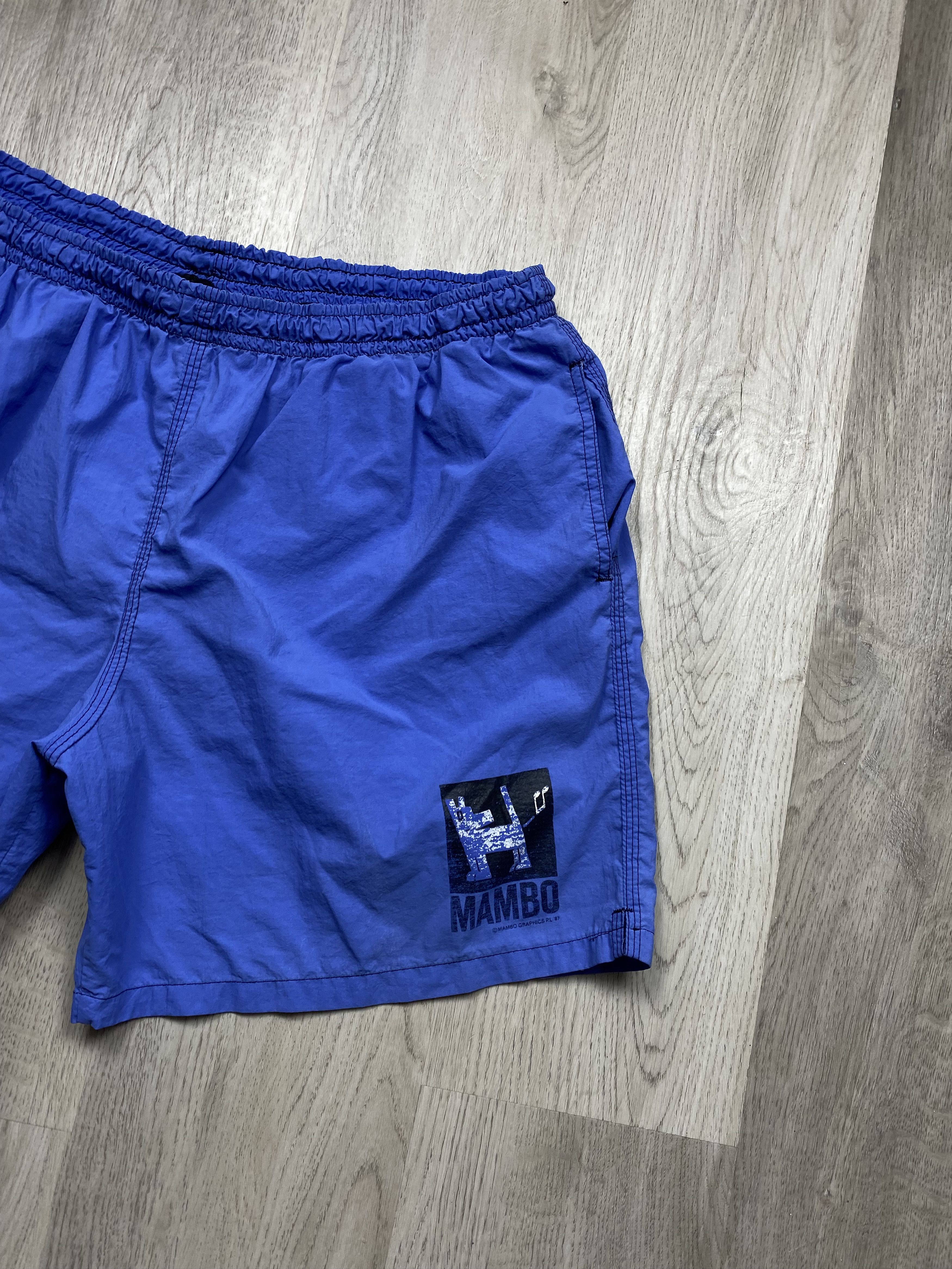 Mambo Mambo Vintage Mens Nylon Shorts Size US 36 / EU 52 - 2 Thumbnail