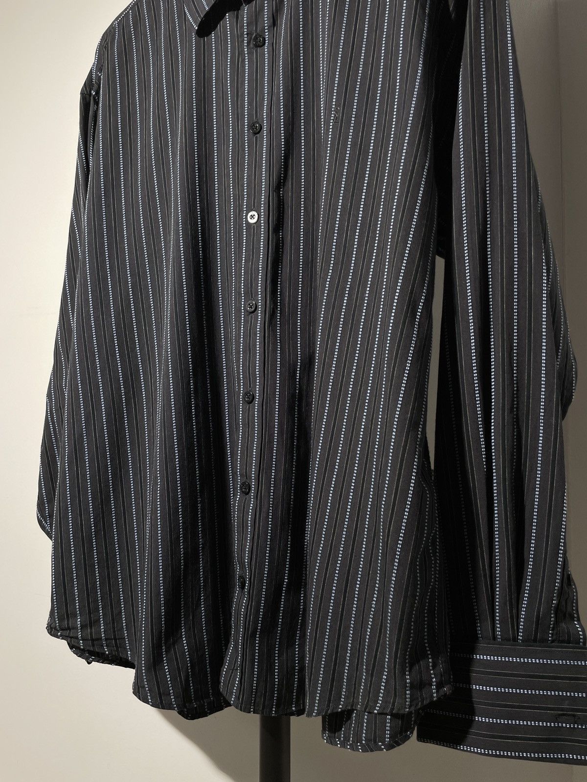 Vintage Vintage YSL Yves Saint Laurent Button Up Long Sleeve Shirt Size US XL / EU 56 / 4 - 6 Thumbnail