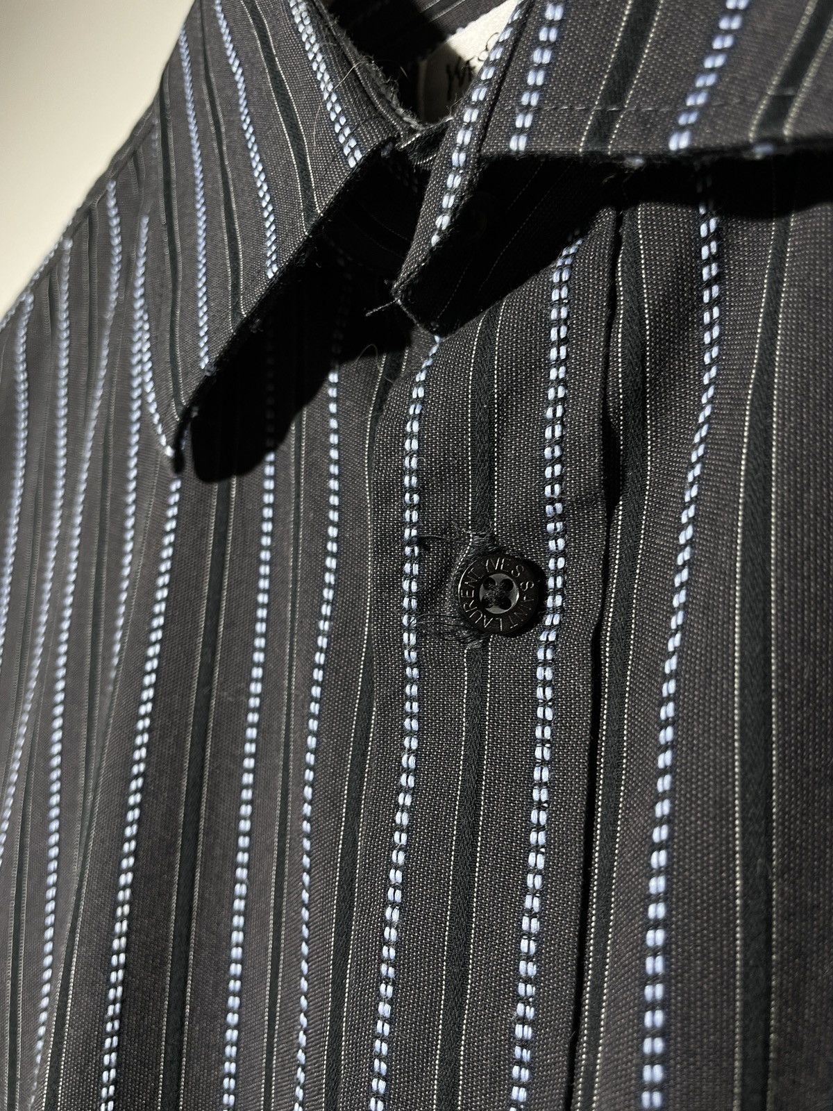 Vintage Vintage YSL Yves Saint Laurent Button Up Long Sleeve Shirt Size US XL / EU 56 / 4 - 4 Thumbnail