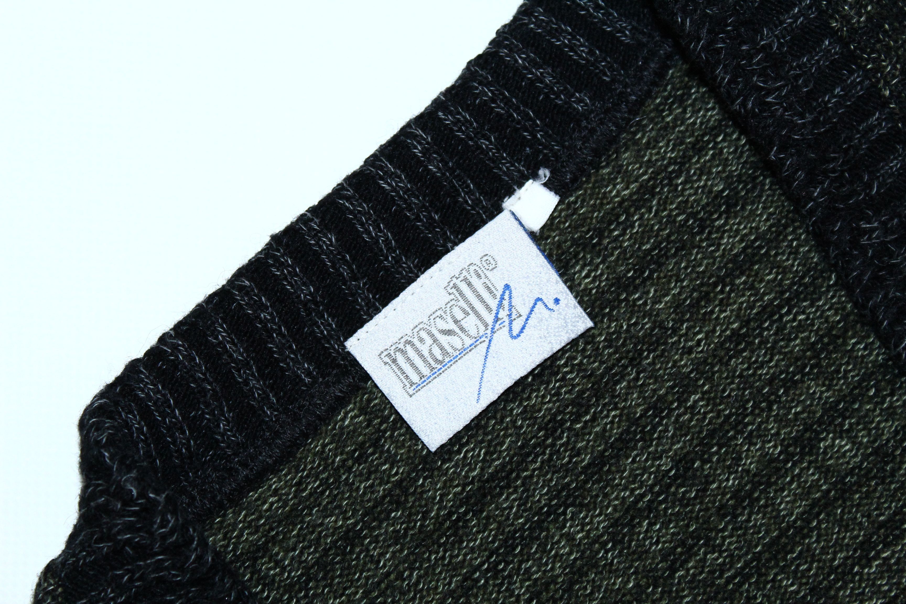 Vintage 70s Maselli Design Abstract Knit Oversize Blend Cardigan Size US XXL / EU 58 / 5 - 5 Thumbnail