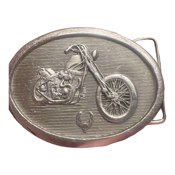 Harley Davidson Made in USA Silver Belt Buckle