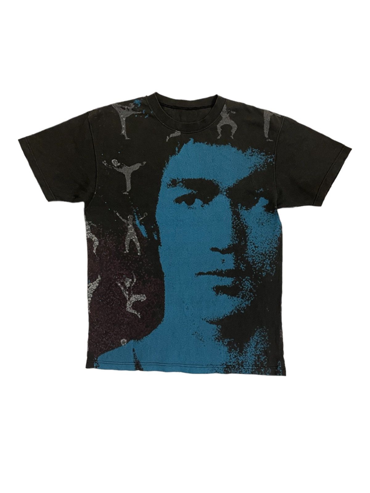 Vintage Bruce Lee tshirt overprint vintage graphic tees Size US M / EU 48-50 / 2 - 1 Thumbnail