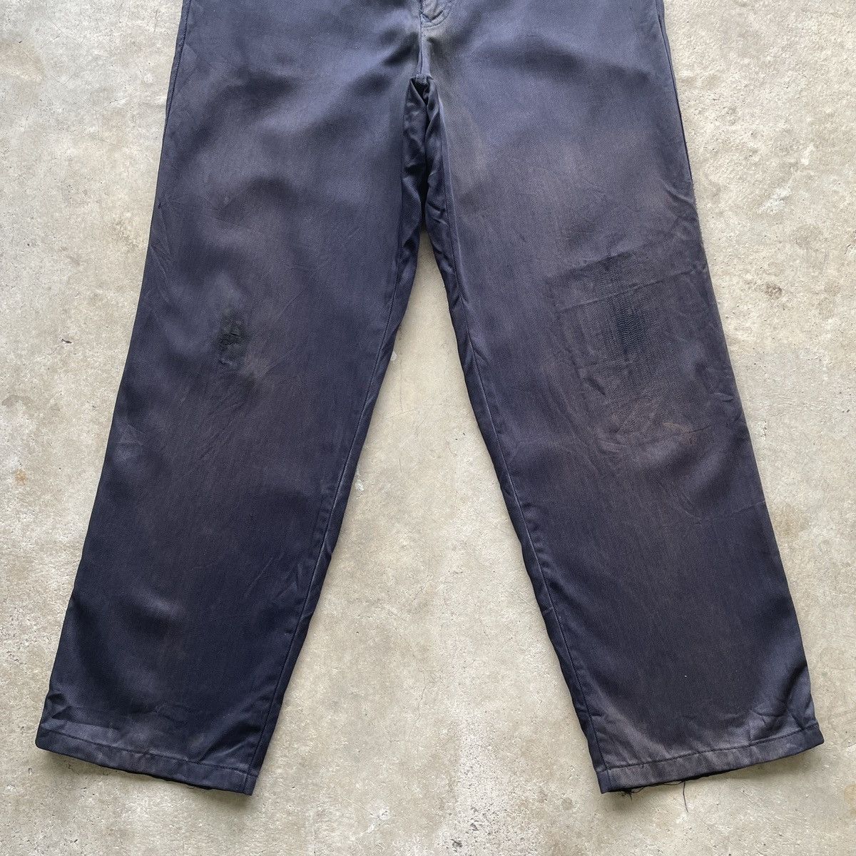 Vintage Vintage Santafe Faded Dark Blue Trousers Casual Pants W31 Size US 31 - 4 Thumbnail