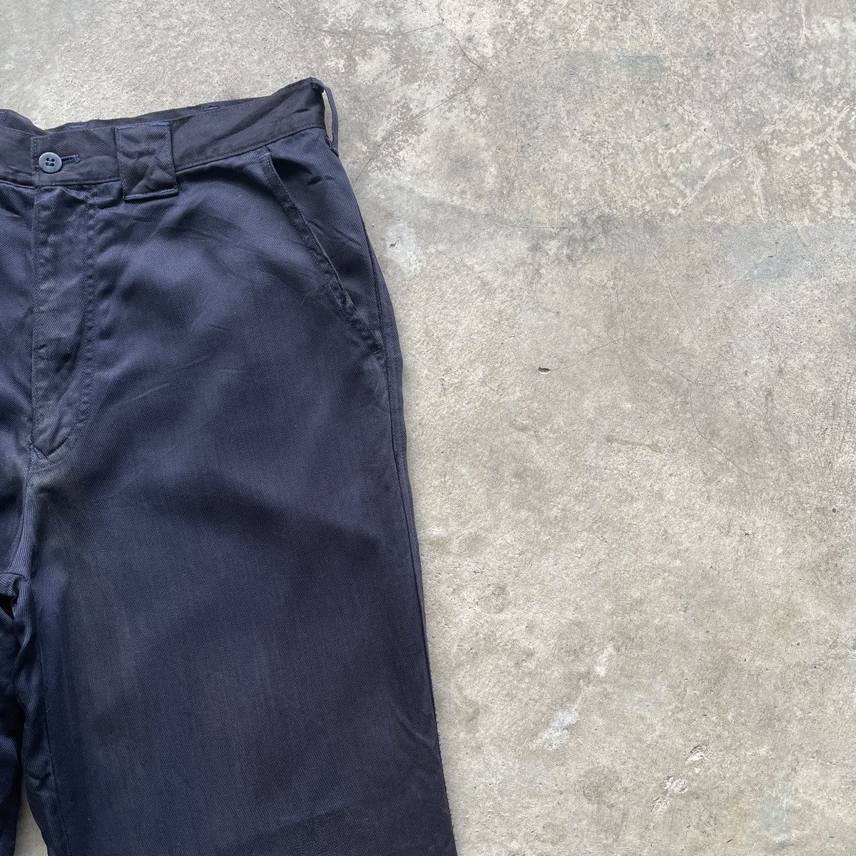 Vintage Vintage Santafe Faded Dark Blue Trousers Casual Pants W31 Size US 31 - 6 Thumbnail