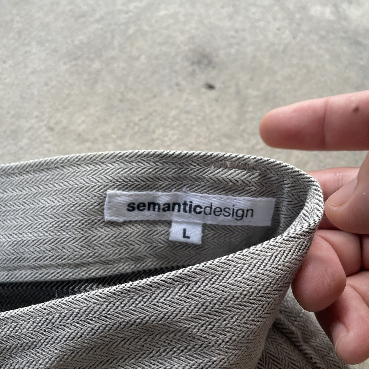 Japanese Brand Vintage Semantic Design Japanese HBT Trousers Casual Pants Size US 29 - 8 Thumbnail