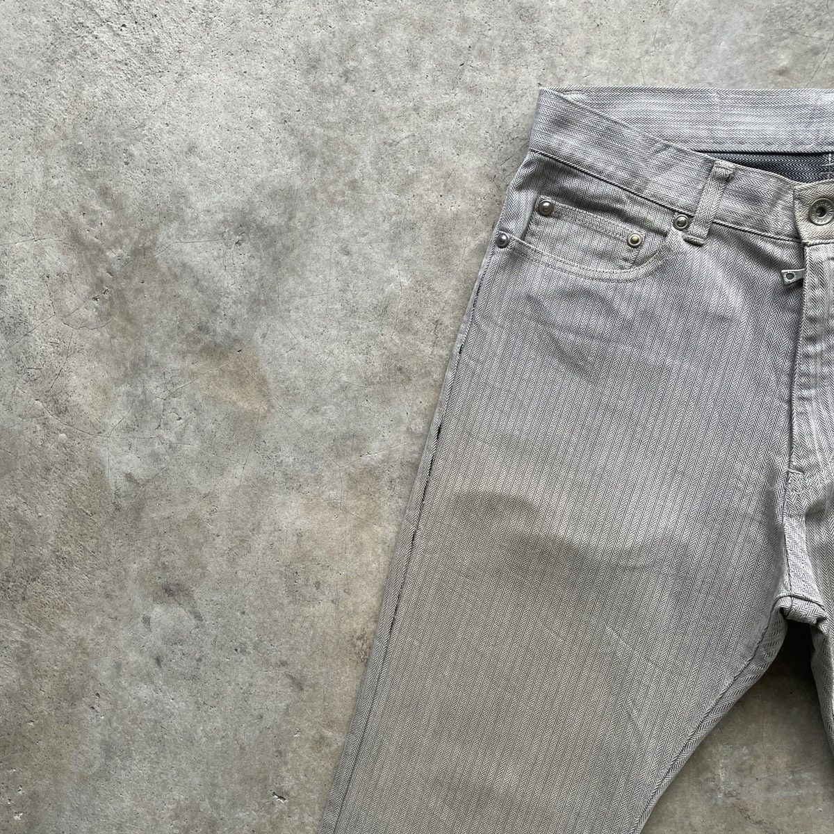 Japanese Brand Vintage Semantic Design Japanese HBT Trousers Casual Pants Size US 29 - 5 Thumbnail