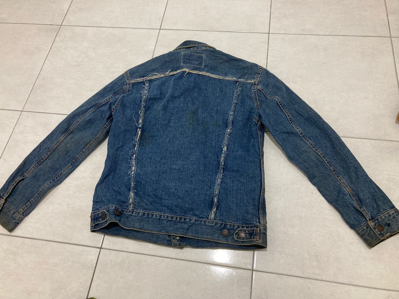 Edwin × Japanese Brand × Vintage Jacket denim limit edition Edwin Vintage Rare Size US XXS / EU 40 - 2 Thumbnail