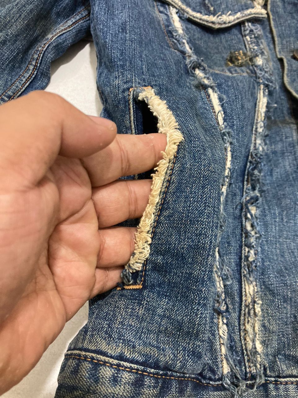 Edwin × Japanese Brand × Vintage Jacket denim limit edition Edwin Vintage Rare Size US XXS / EU 40 - 5 Thumbnail