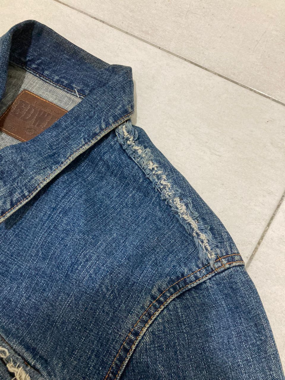 Edwin × Japanese Brand × Vintage Jacket denim limit edition Edwin Vintage Rare Size US XXS / EU 40 - 11 Thumbnail