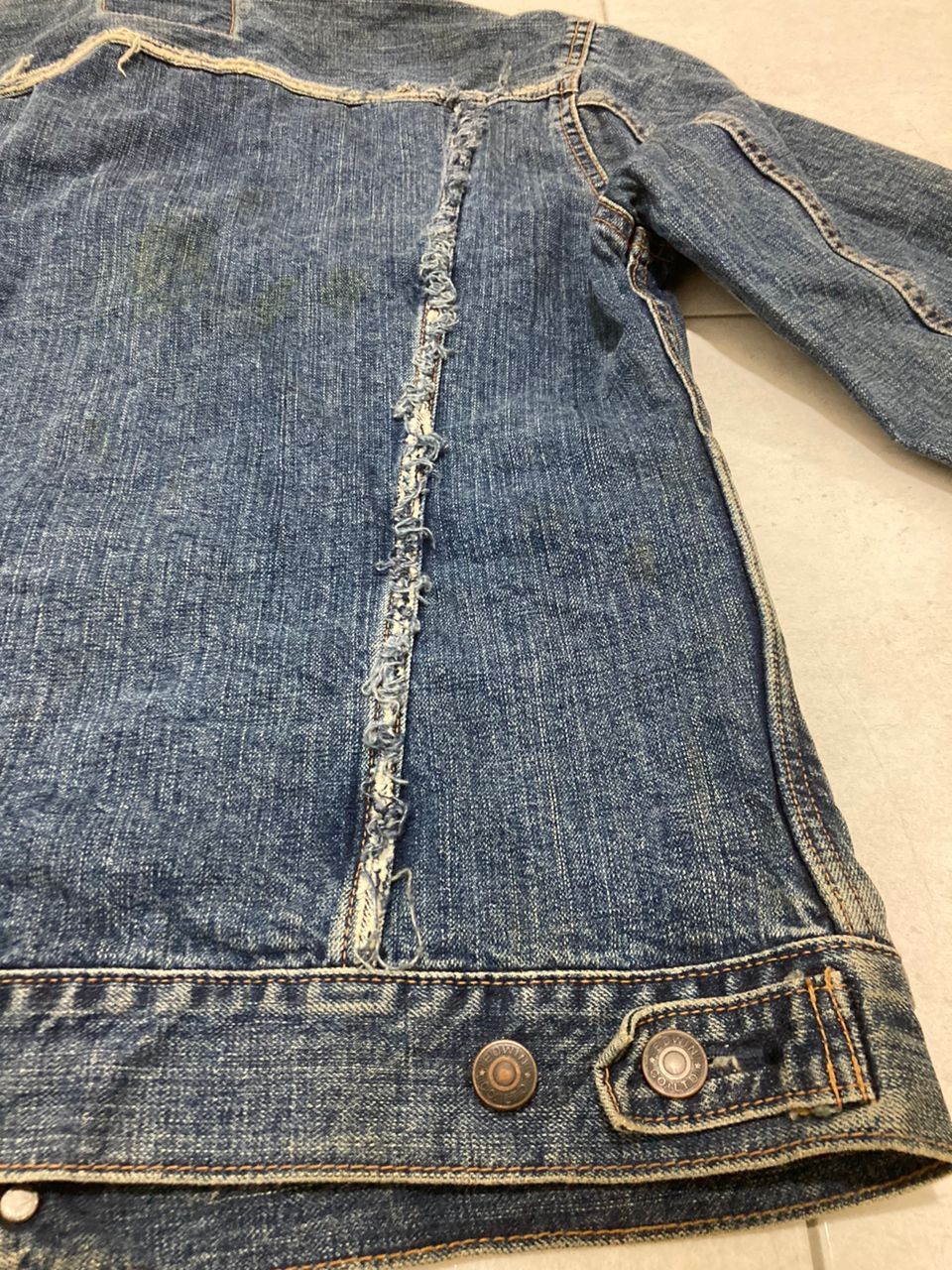 Edwin × Japanese Brand × Vintage Jacket denim limit edition Edwin Vintage Rare Size US XXS / EU 40 - 14 Thumbnail