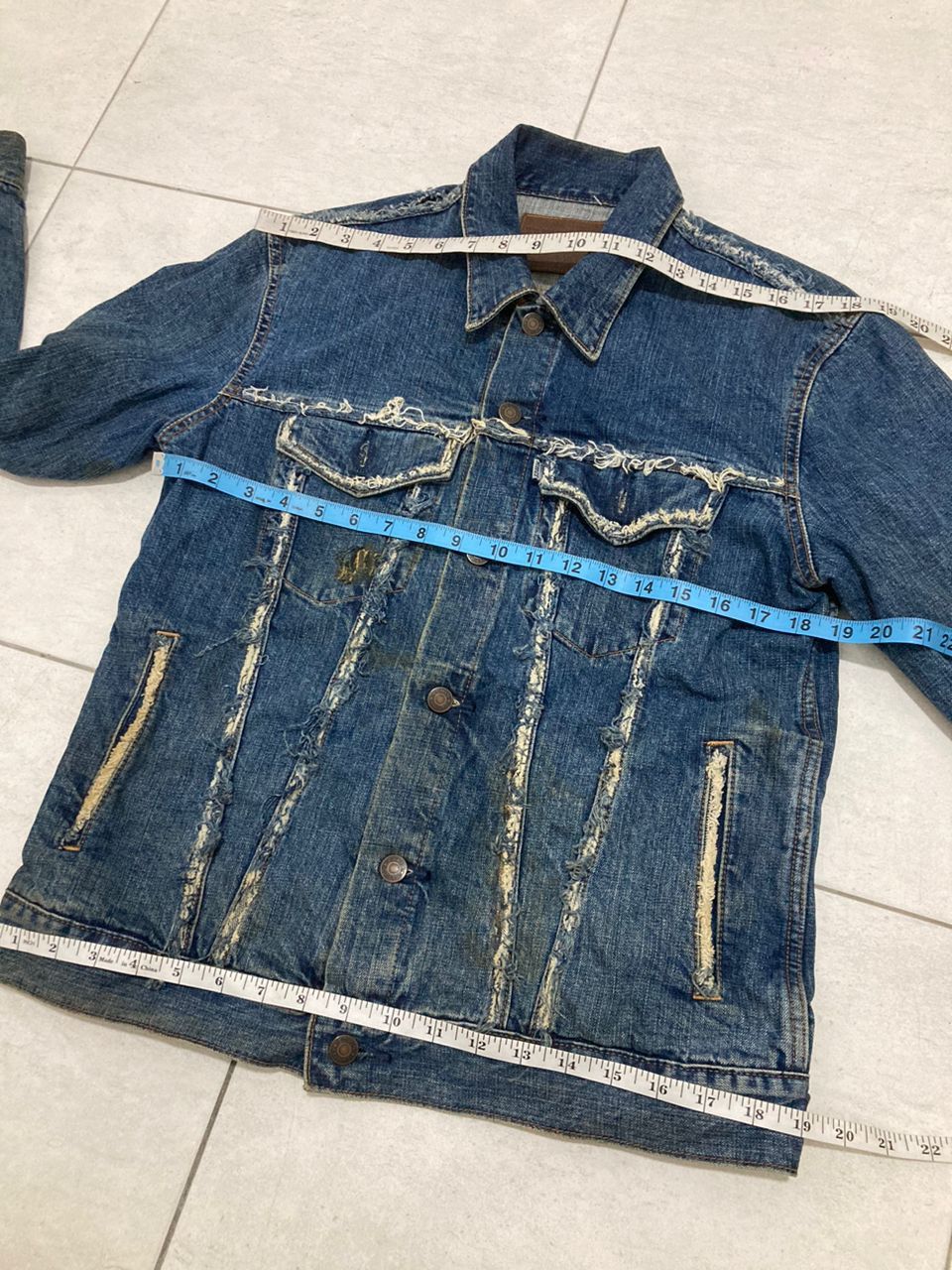 Edwin × Japanese Brand × Vintage Jacket denim limit edition Edwin Vintage Rare Size US XXS / EU 40 - 16 Thumbnail