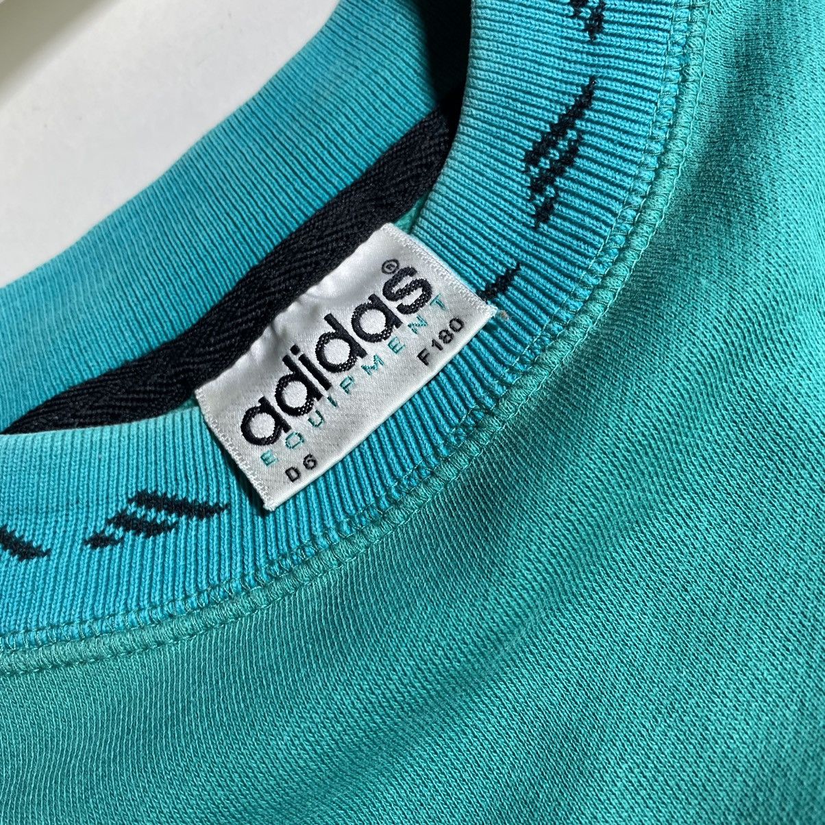 Adidas Vintage Adidas Equipment Sweatshirt Crewneck 90s Size US XL / EU 56 / 4 - 10 Thumbnail