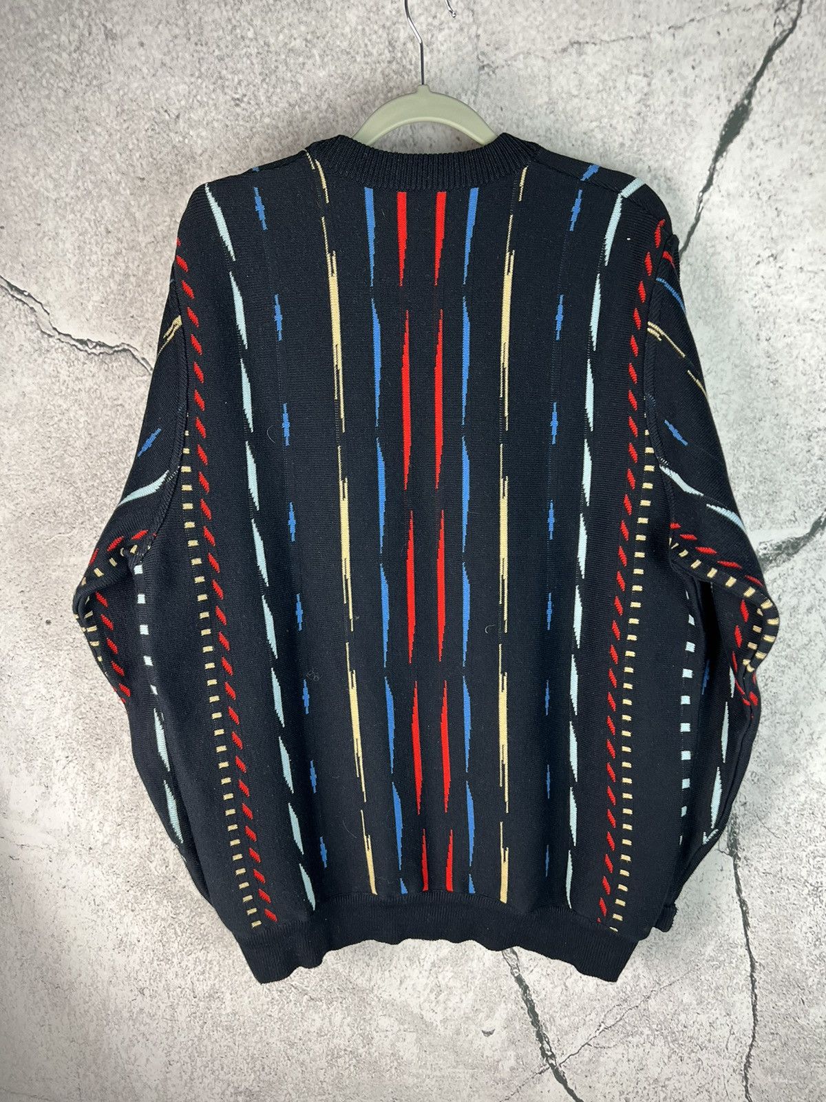 Carlo Colucci Carlo Colluci multicolor modern fit boxy sweater Size US M / EU 48-50 / 2 - 2 Thumbnail
