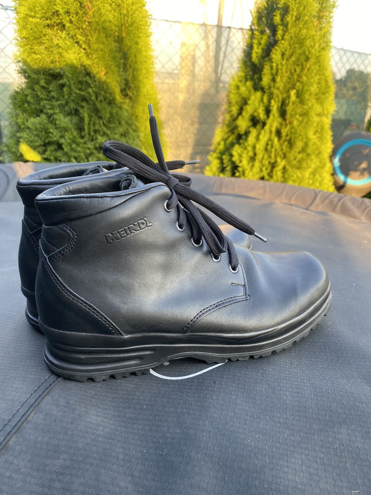 Vintage Vintage black leather meindl hiking goretex boots Size US 8 / IT 38 - 6 Thumbnail