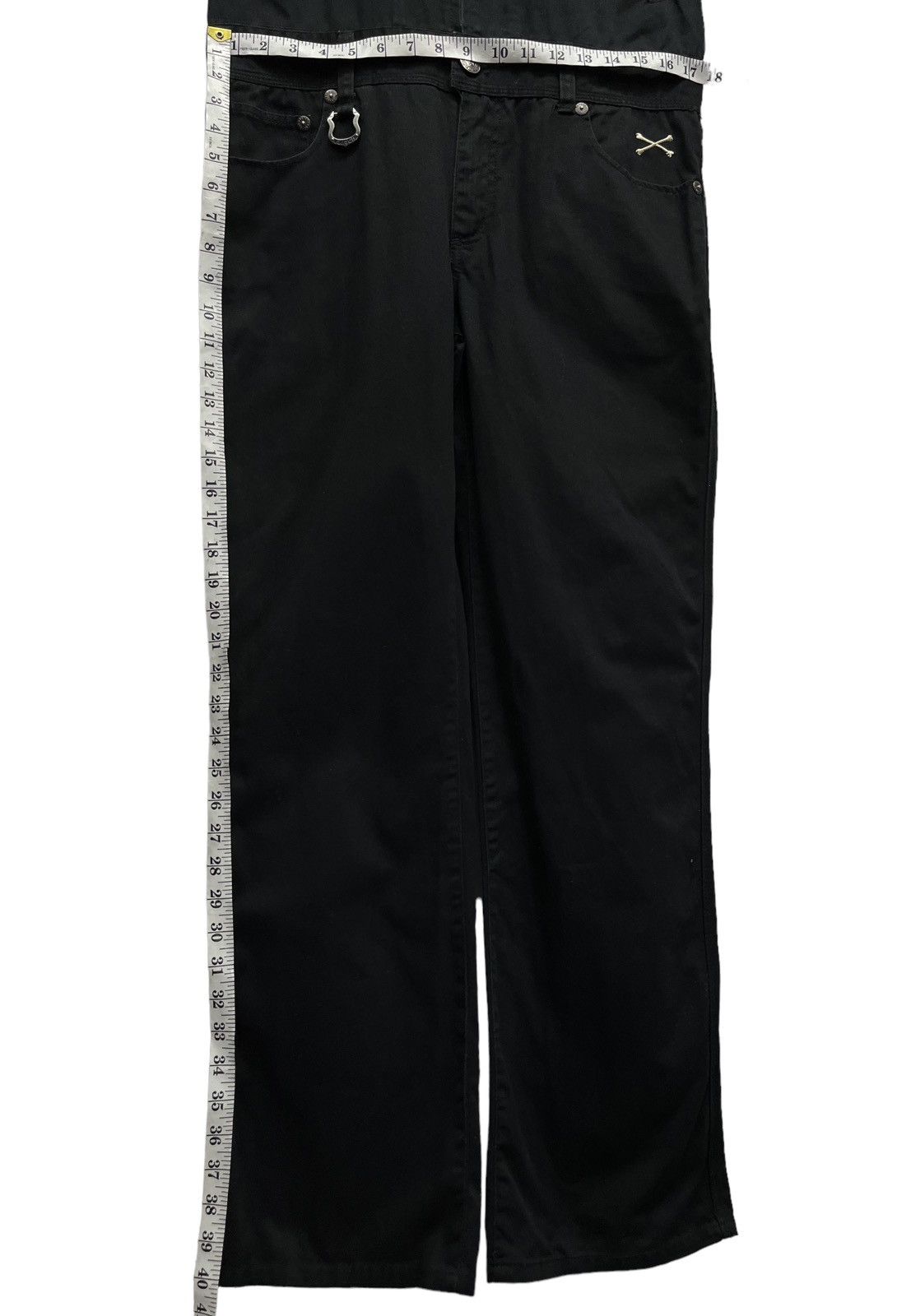 Vanson Leathers × Vintage 🔥☠️Vtg VANSON LEATHERS Crossbone Skull Cotton Slim Coverall Size US 30 / EU 46 - 20 Thumbnail