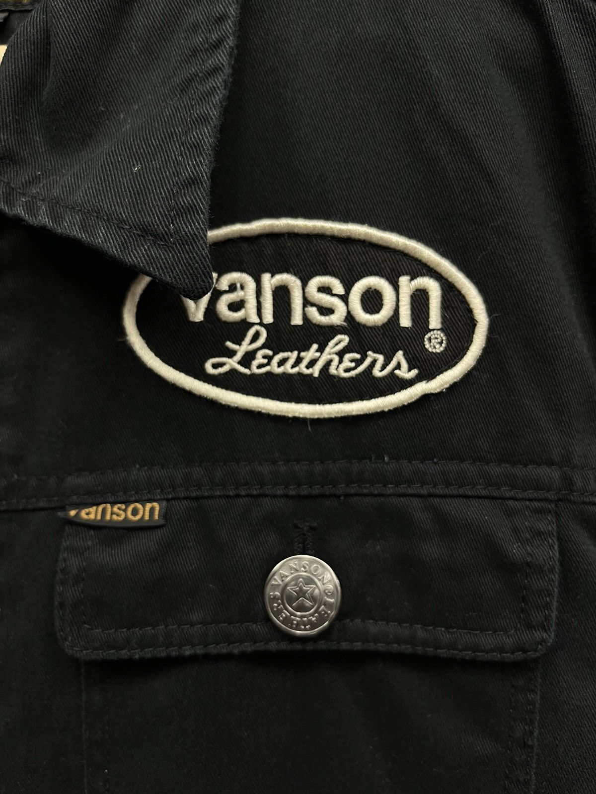 Vanson Leathers × Vintage 🔥☠️Vtg VANSON LEATHERS Crossbone Skull Cotton Slim Coverall Size US 30 / EU 46 - 14 Thumbnail