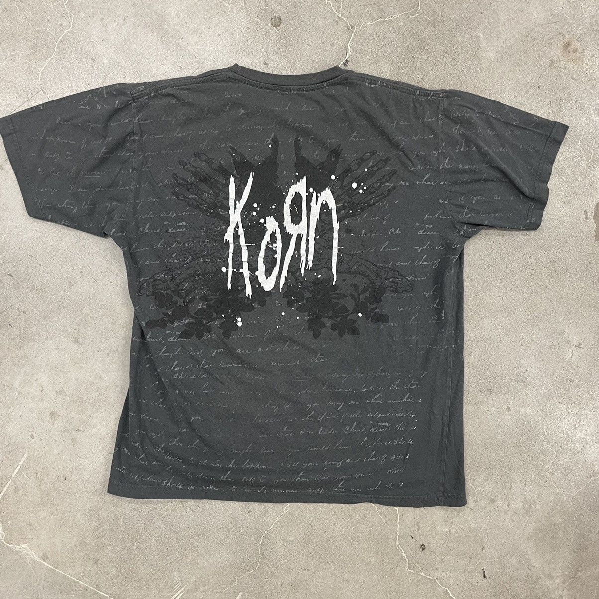 Vintage Korn vintage tee y2k rock and rebellion skate hype gorp y2k Size US XL / EU 56 / 4 - 3 Thumbnail